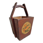 Seau de riz en bois
