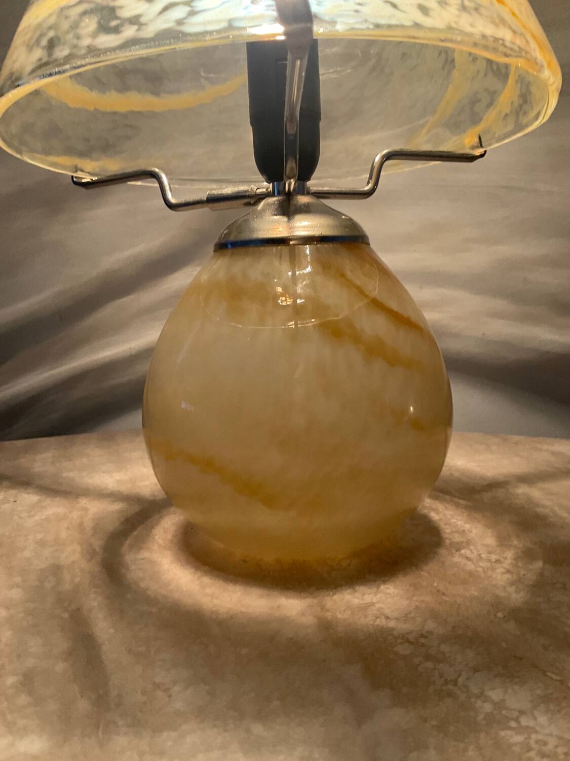 Vintage mushroom lamp from the 80s