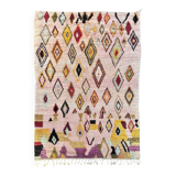 Moroccan bohemian Berber rug in multicoloured wool.