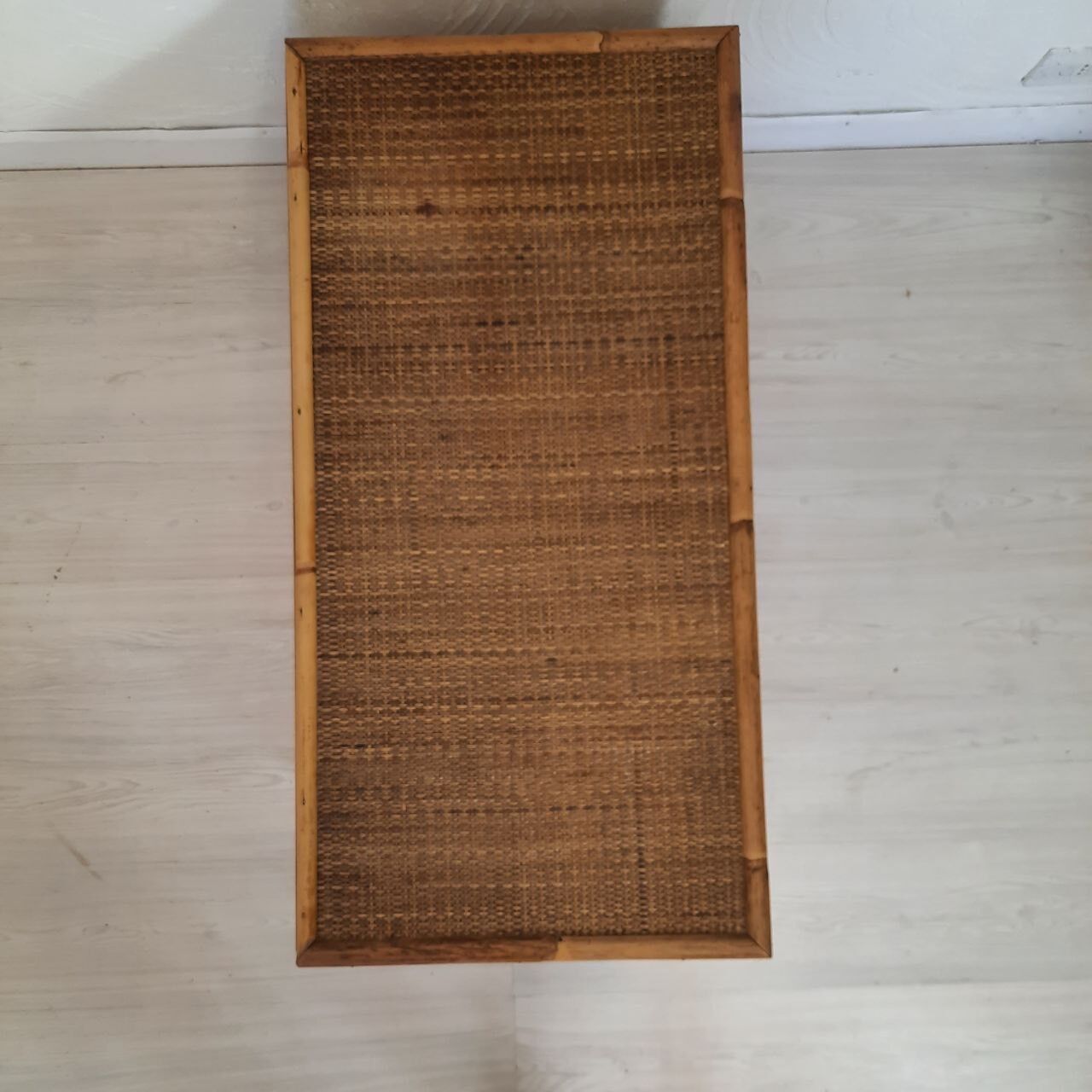 Bamboo chest, vintage wicker Dal Vera