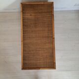 Bamboo chest, vintage wicker Dal Vera