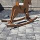 Wooden rocking horse