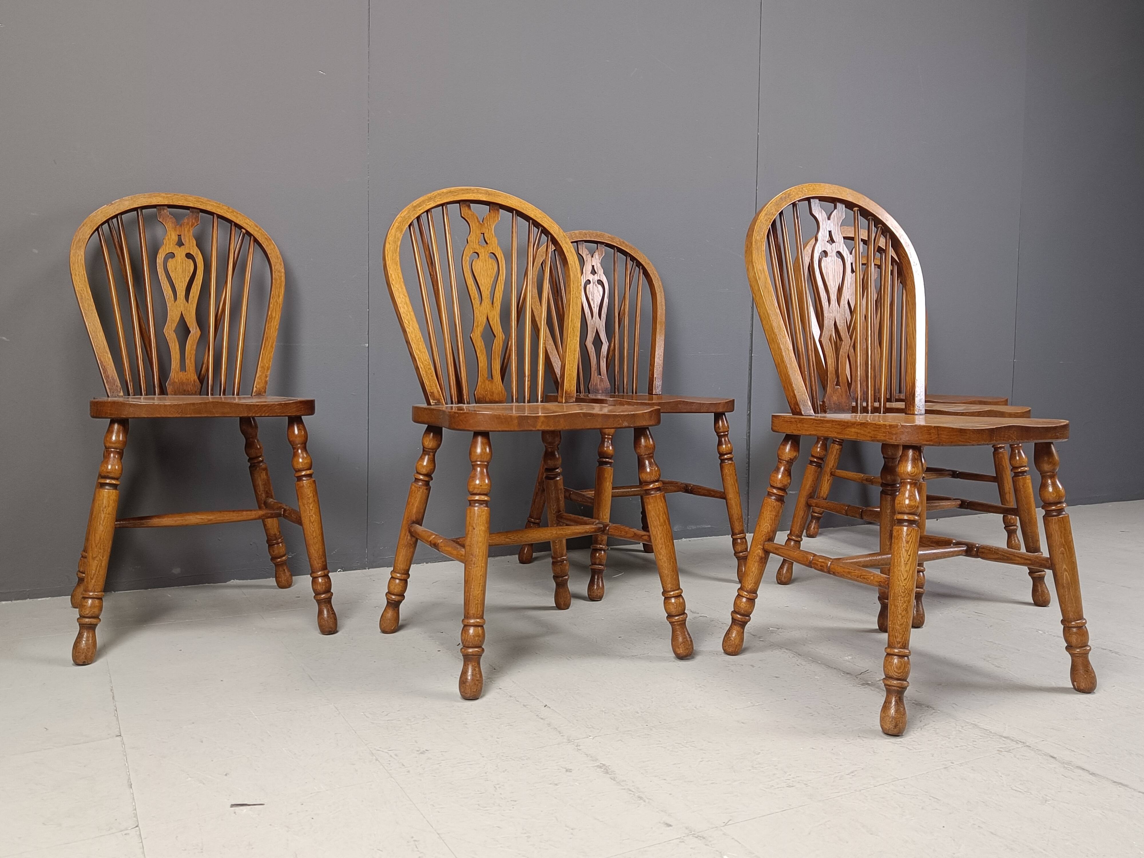 Set of 6 Vintage Ercol Dining Chairs, 1950's