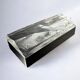 Gabriella Crespi style ice effect lucite vanity box, Italy, 1970s