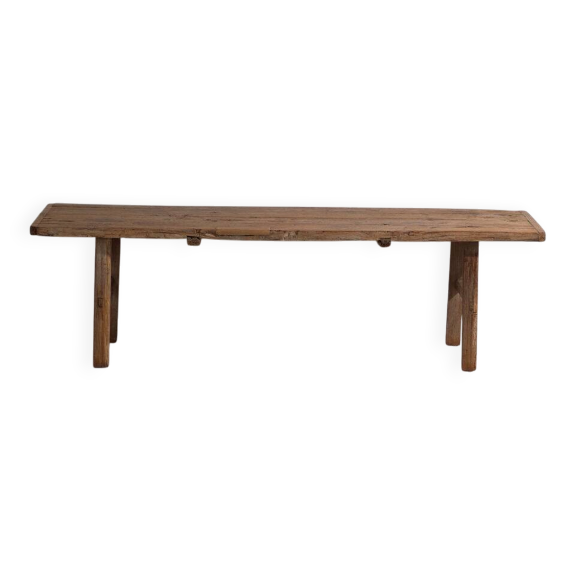 Antique solid wood bench table – Shandong, circa 1930