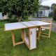 Set of 4 Aldo Jacober style chairs and butterfly table