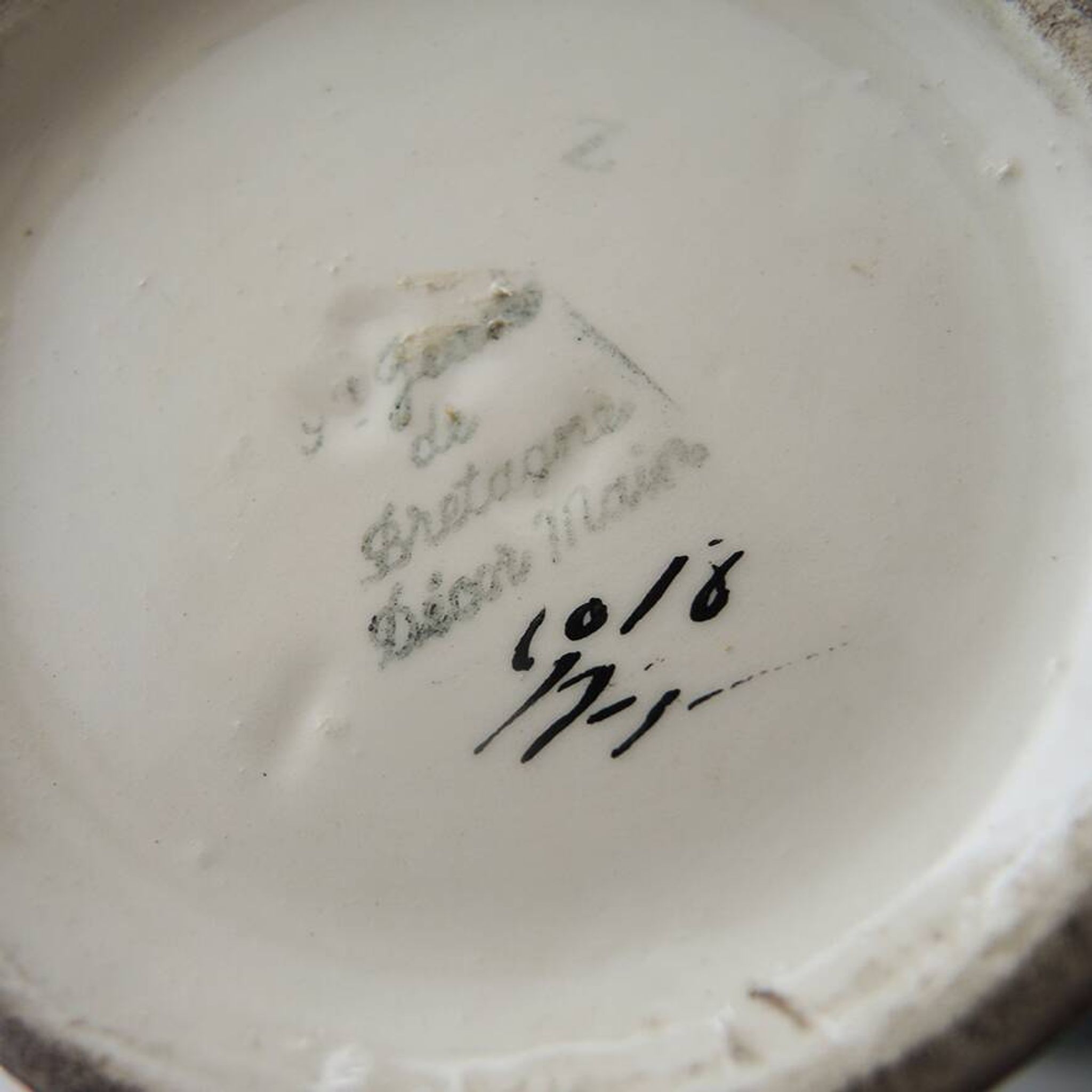 Old ceramic jug from St Jean de Bretagne