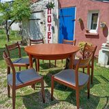 Vintage teak table and chairs