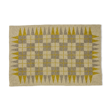 Scandinavian 20th century modern flat weave rug, 234 X 157 cm (92 X 62 in)