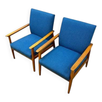 Set of 2 Retro Armchairs, TON, 1960s, Czechoslovakia