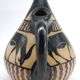 Vase pichet, céramique émaillée, art déco, E. Vilotte Ciboure, antilopes