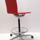 Maarten Van Severen .04 red high desk or bar chair