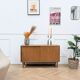 Vintage Danish oak enfilade from the 1960s.