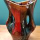 Vase poterie de Vallauris lave multicolore 1960