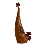 glazed plaster hen