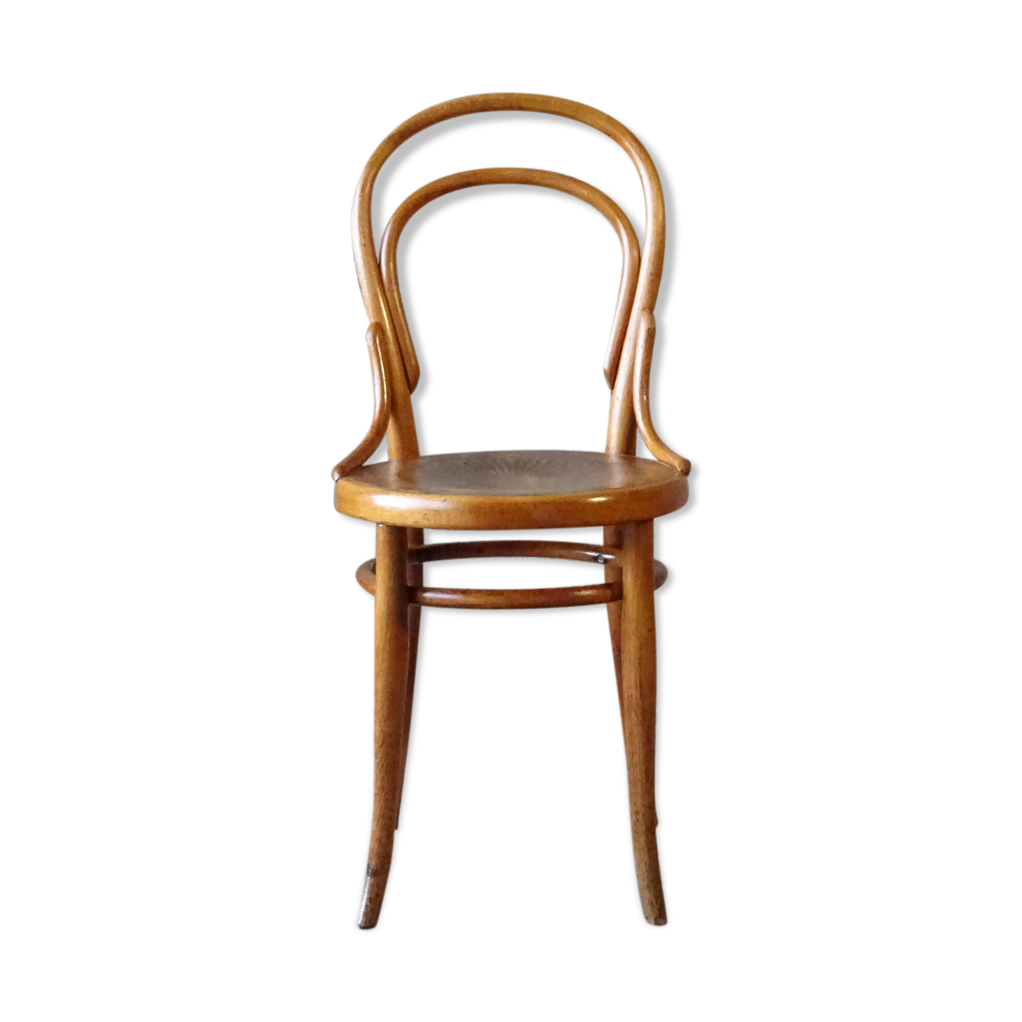 Chair Bistrot THONET N° 14 -1/2 - wooden seat - 1900 -