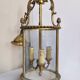Pair of bronze lanterns in Louis XVI style