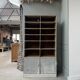 Patinated workshop furniture with compartments (renovated)