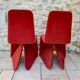 Pair of 1960s/70s fabric seats