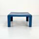 Table basse bleue modèle 4894 par Gae Aulenti pour Kartell, 1970