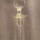Carafe en cristal subtilement côtelé XIXe Napoléon III