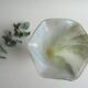 Vase en opaline vert et blanc
