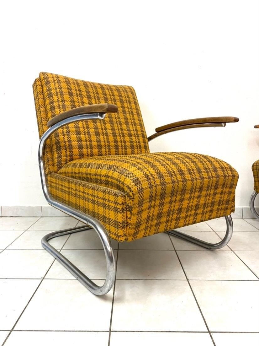 Design armchair Thonet model S411 manufactured under license Mücke Melder 30s