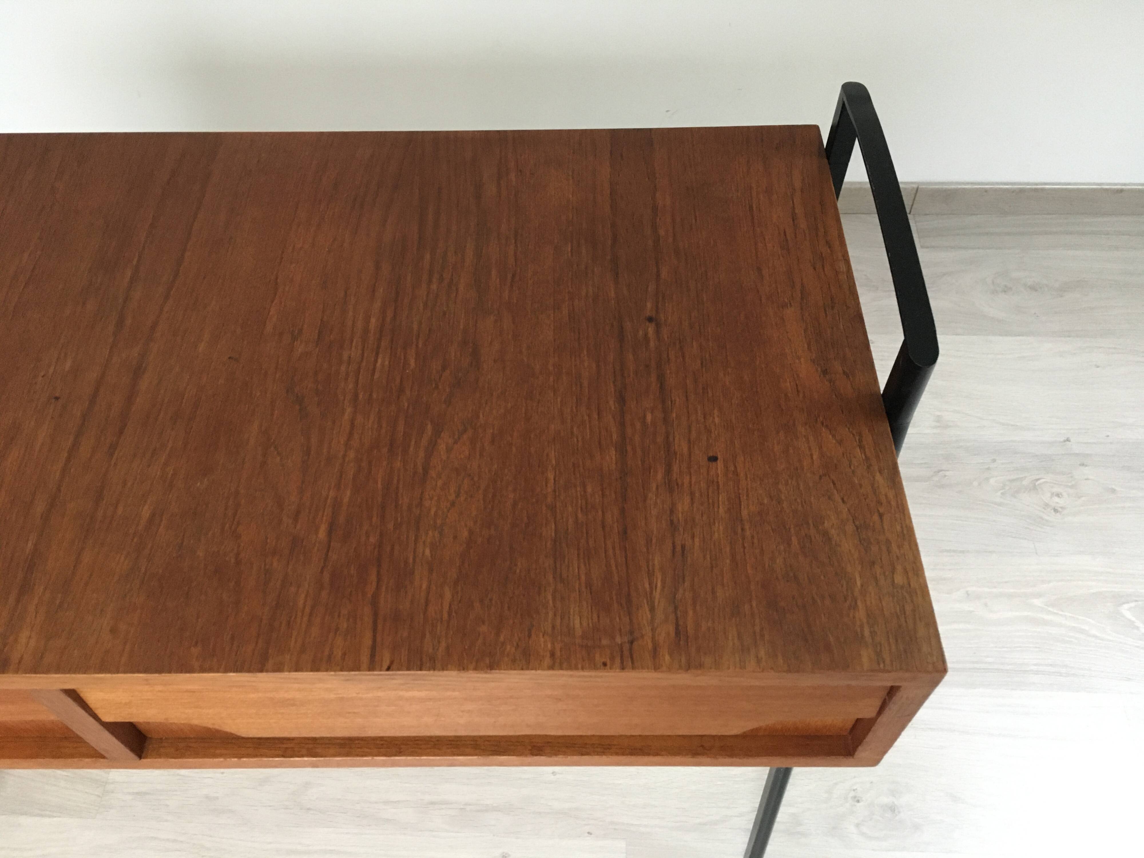Desk - Scandinavian console mobelfabrik teak 60s