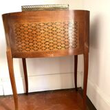 Petit bureau en marqueterie & bronze  (19e siecle)