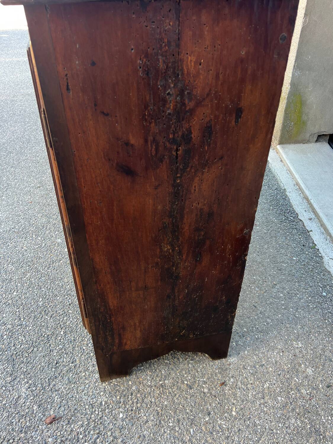 Two-door antique sideboard