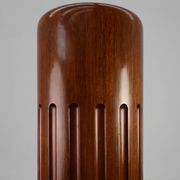 Sculptural Art Deco solid Wooden Pedestal, France ca. 1925