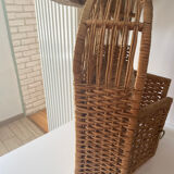 Rattan shelf