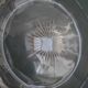 Val St Lambert crystal coasters for bottles