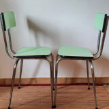 Set of Formica chairs
