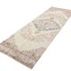 Tapis coureur vintage à motif médaillon turc, 88x272 cm