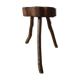 Tabouret en bois de ferme vintage