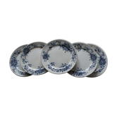 Série de 8 assiettes anciennes modèle Paquerette BFK