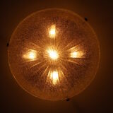 Wallano style blown glass wall ceiling lamp