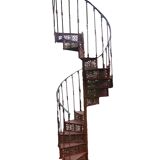 XXth cast iron staircase