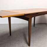 Extendable teak dining table by LB Kofod Larsen circa 1960