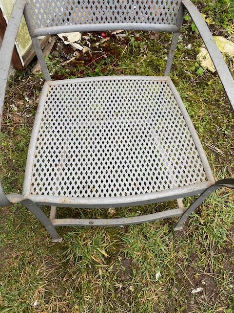 Gustave Serrurier Bovy steel armchair