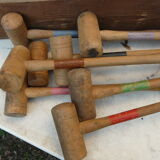 Wooden garden croquet set in its DF brand box