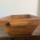 Large vintage wooden dough trough – 65 × 50 cm