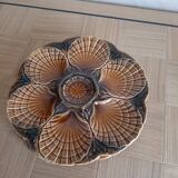 4 seashell plates Sarreguemines