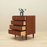 Commode en palissandre, design danois, années 1970, fabricant : Omann Jun