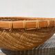 Large round rattan basket