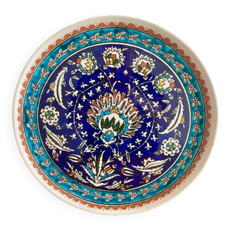 Large Turkish kutahya dish