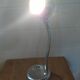 Eye ball space age lamp. Chrome.