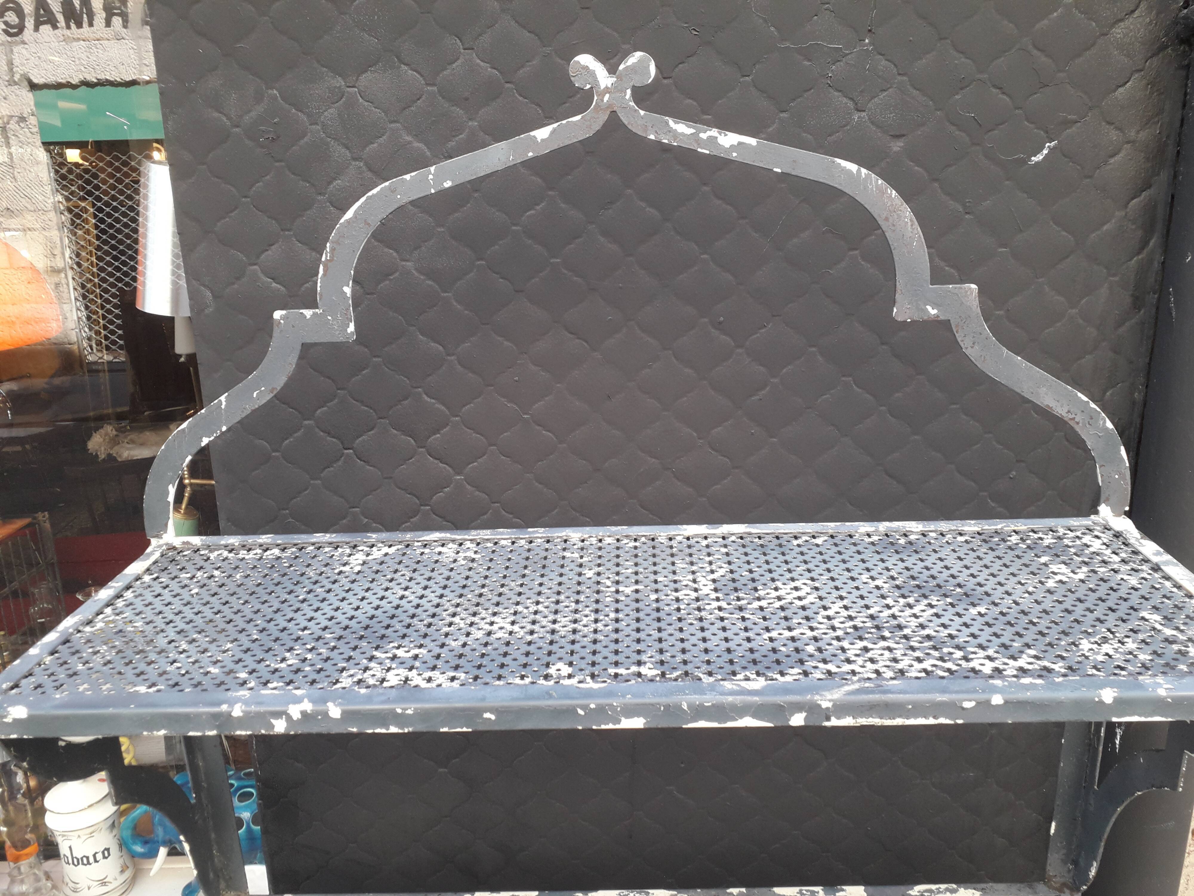 Industrial metal shelf