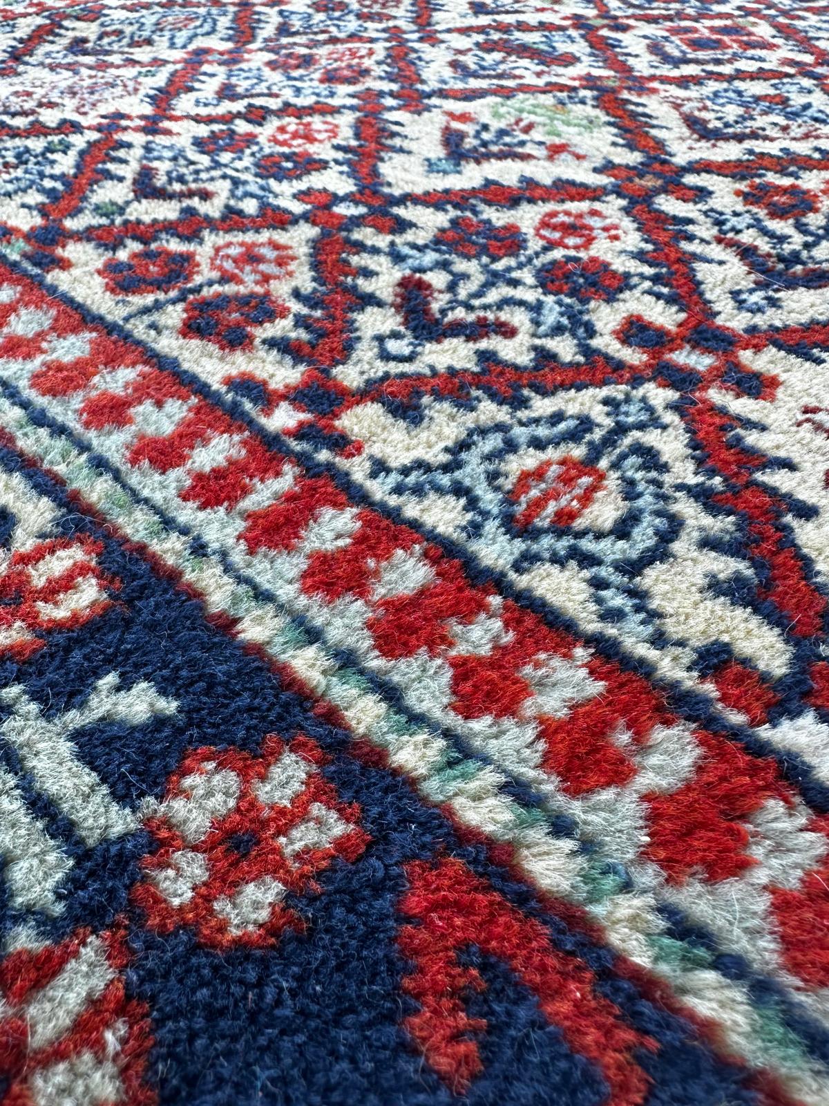 Handmade oriental hallway rug 3m x 1m